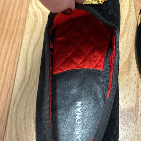 ELANROMAN‎ Men's Velvet Loafers Dress Fashion Wedding Party Prom Shoes - Men’s 9 - Picture 4 of 6